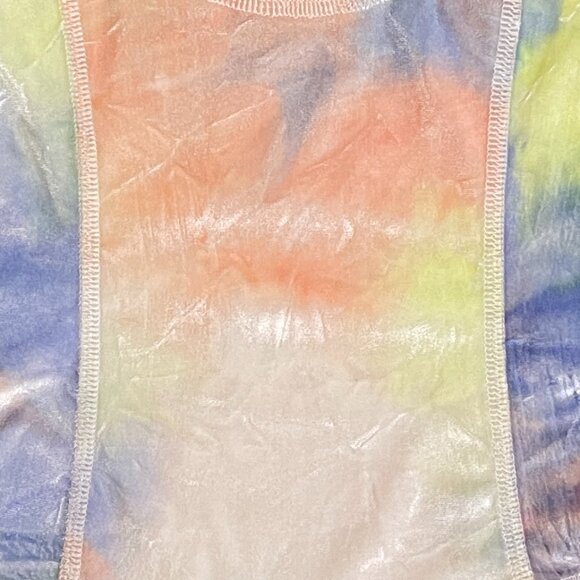 Aritzia Wilfred Free Velvet Pastel Rainbow Thong Bodysuit | Size XS - Picture 3 of 5